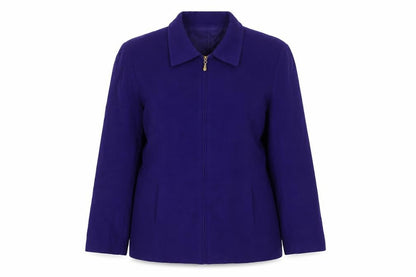 Norton McNaughton Womens Purple Jacket Size 8 Zip