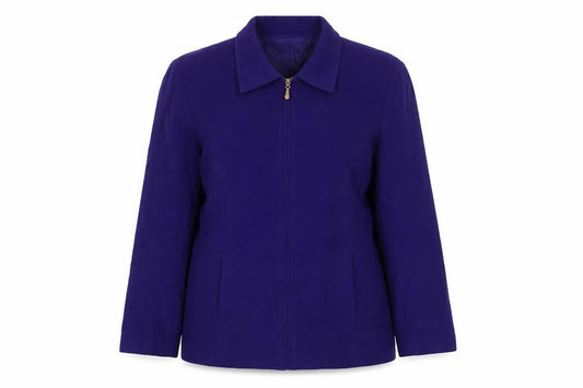 Norton McNaughton Womens Purple Jacket Size 8 Zip