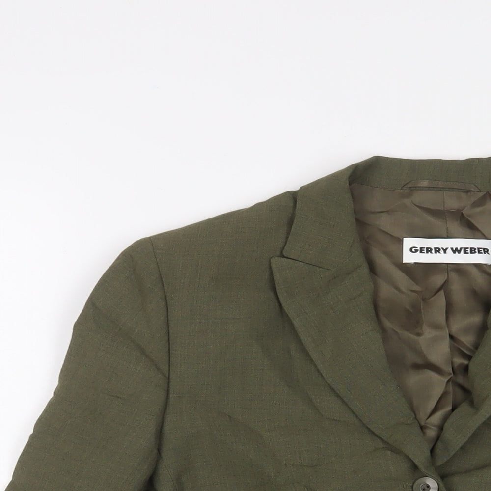 Womens UK Size 10 Gerry Weber Green Jacket