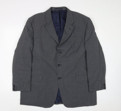 Mens UK Size 48 Scott & Taylor Regular Grey Suit Jacket
