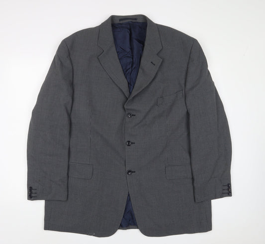 Mens UK Size 48 Scott & Taylor Regular Grey Suit Jacket