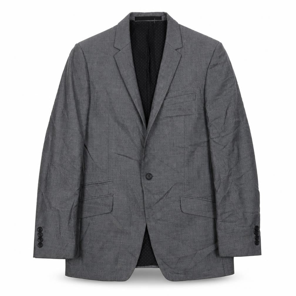Mens UK Size 38 Limited Collection Regular Grey Suit Jacket