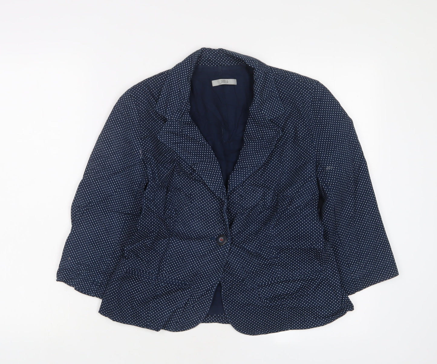 Womens UK Size 12 Marks and Spencer Blue Jacket