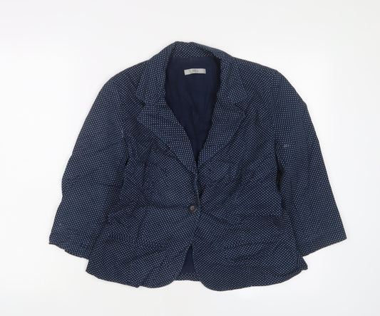 Womens UK Size 12 Marks and Spencer Blue Jacket