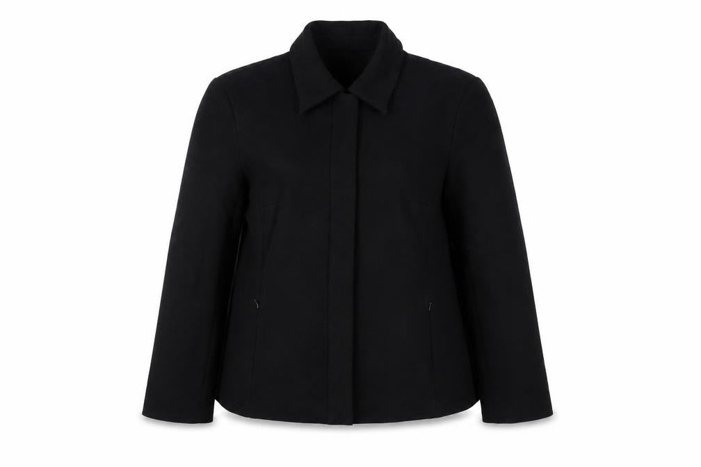 Next Womens Blue Jacket Size 8 Zip - Zip Pockets