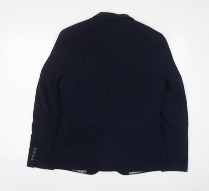 Mens UK Size 40 OneSixFive Regular Blue Suit Jacket
