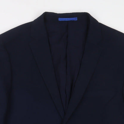Mens UK Size 40 OneSixFive Regular Blue Suit Jacket