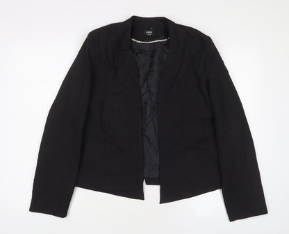 Womens UK Size 16 Oasis Black Jacket