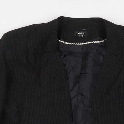 Womens UK Size 16 Oasis Black Jacket