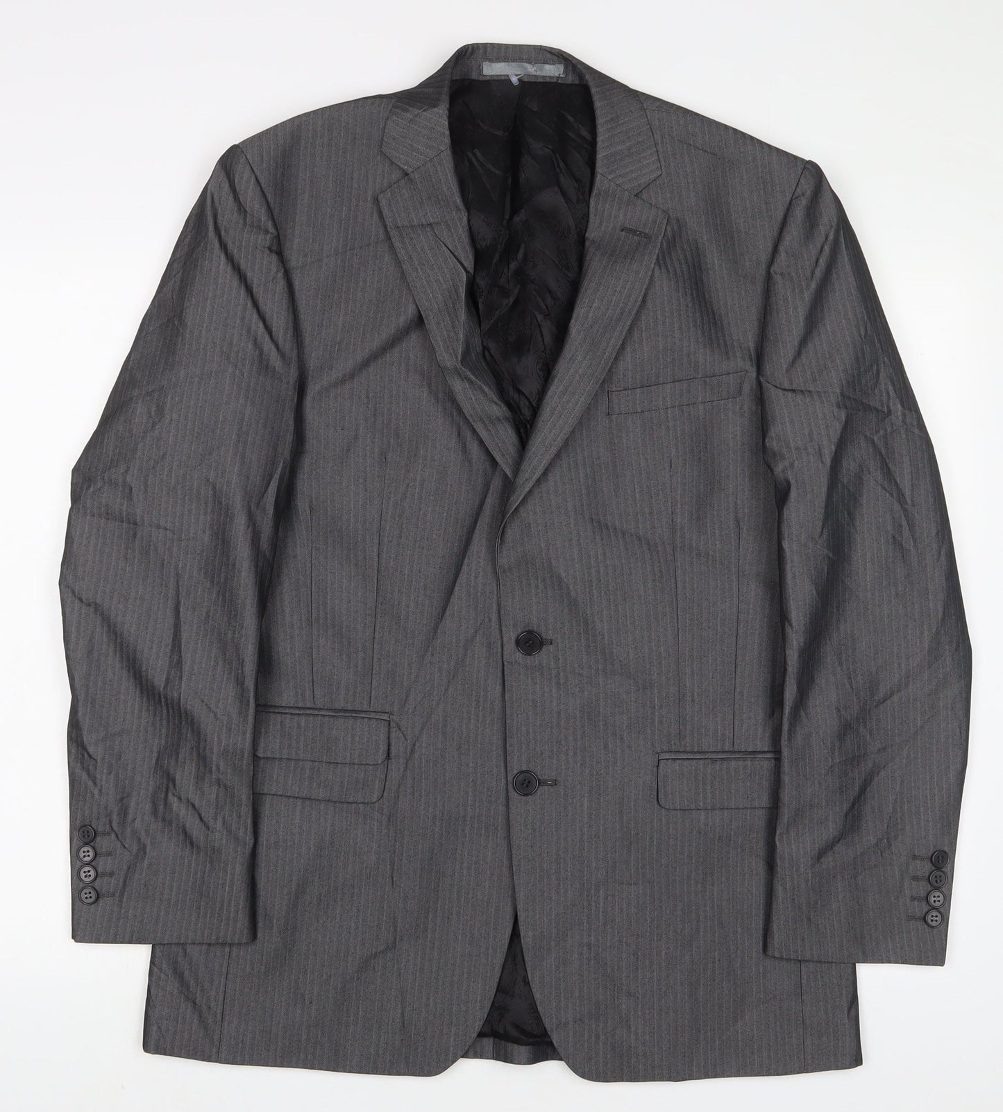 Mens UK Size 40 Limehaus Regular Grey Suit Jacket