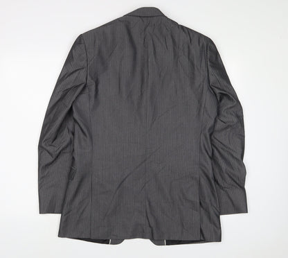 Mens UK Size 40 Limehaus Regular Grey Suit Jacket
