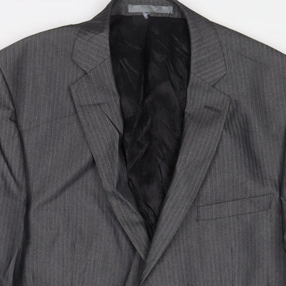 Mens UK Size 40 Limehaus Regular Grey Suit Jacket