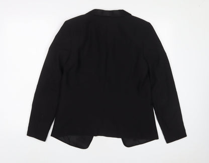 H&M Womens Black Jacket Blazer Size 12 - Open