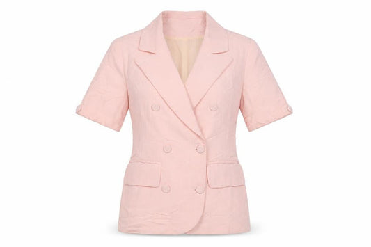 A. Wear Womens Pink Jacket Blazer Size 12 Button