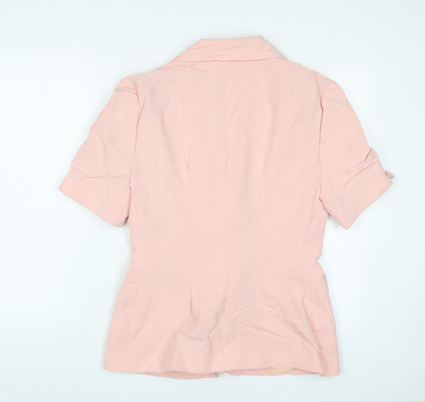 A. Wear Womens Pink Jacket Blazer Size 12 Button