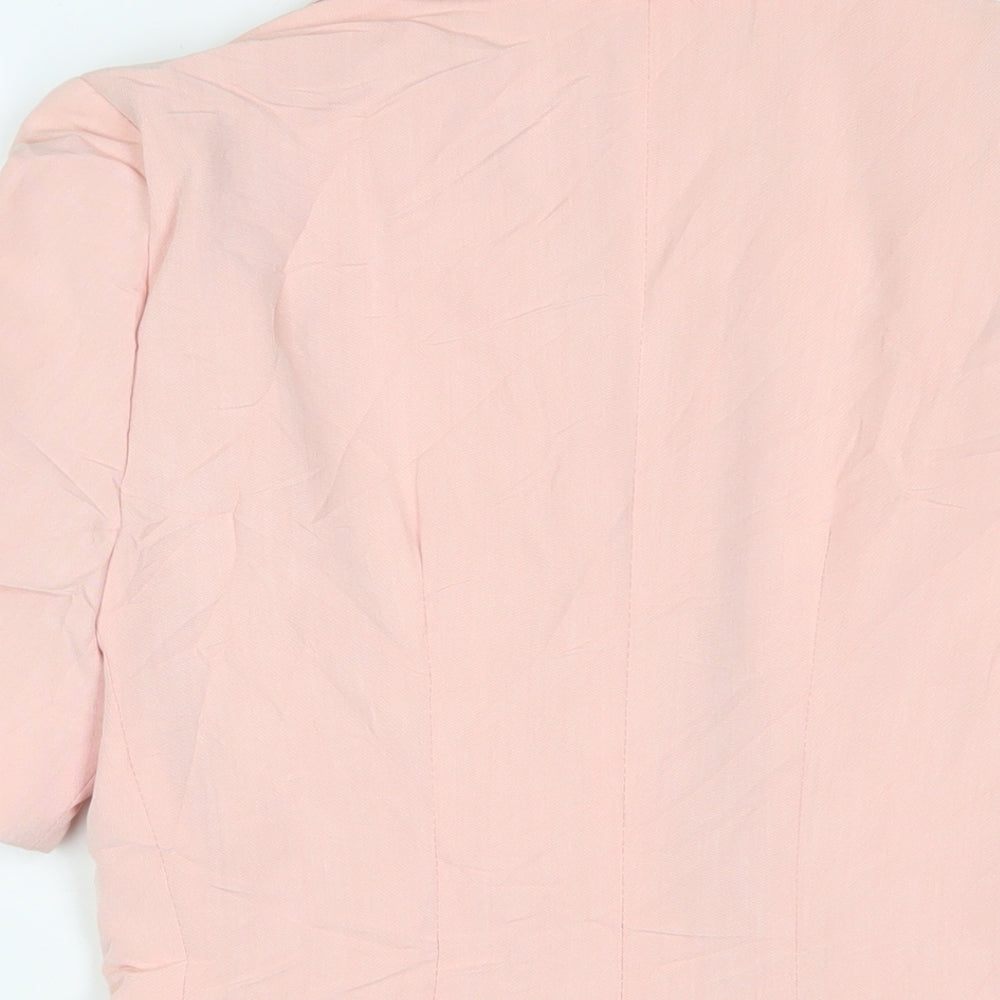 A. Wear Womens Pink Jacket Blazer Size 12 Button