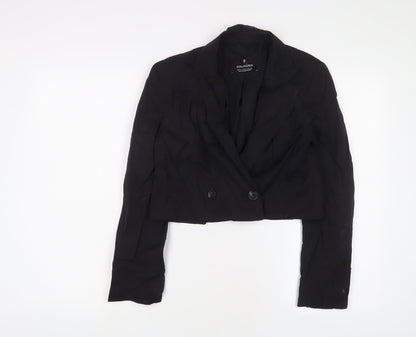 Womens UK Size S Stradivarius Black Jacket