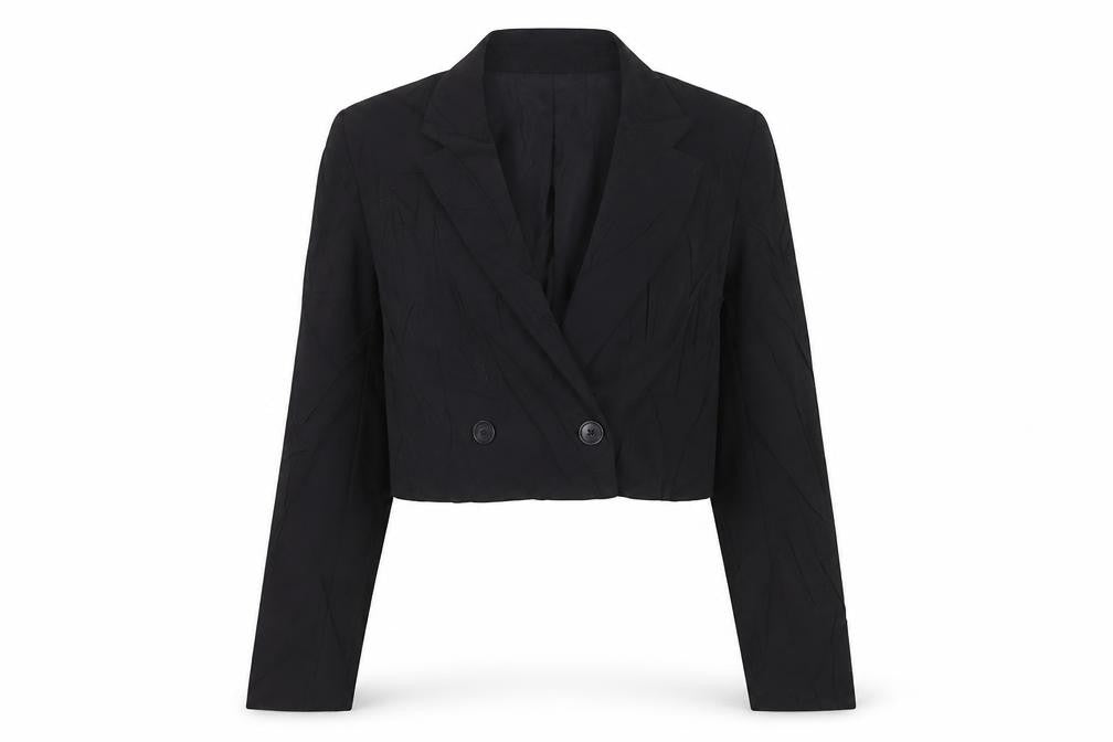 Womens UK Size S Stradivarius Black Jacket
