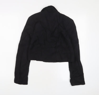 Womens UK Size S Stradivarius Black Jacket