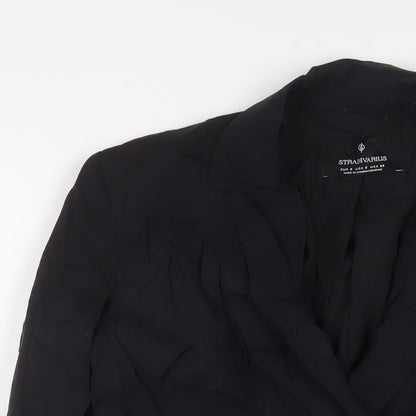 Womens UK Size S Stradivarius Black Jacket