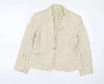 Womens UK Size 16 BHS Beige Jacket