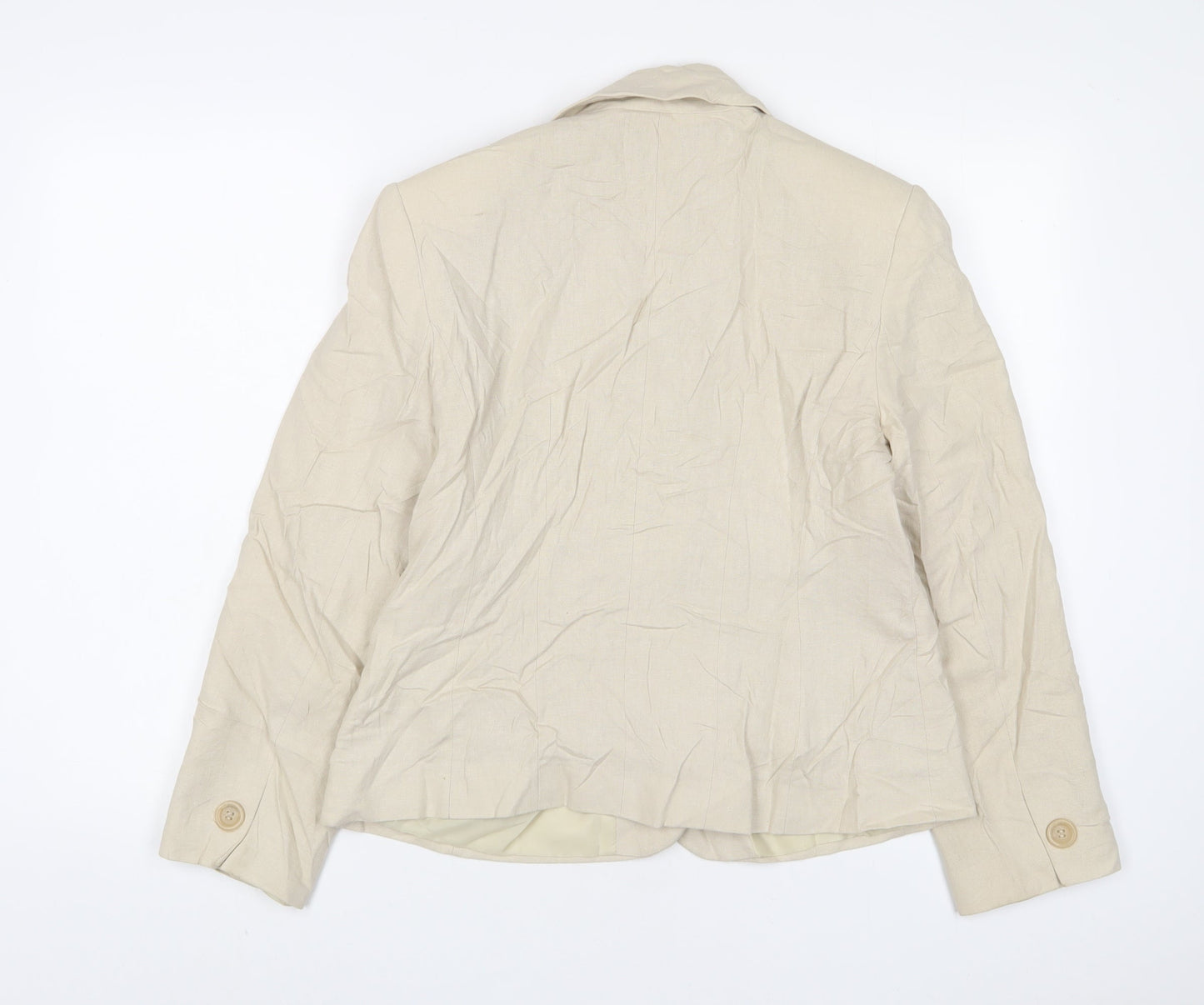 Womens UK Size 16 BHS Beige Jacket
