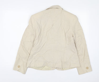 Womens UK Size 16 BHS Beige Jacket