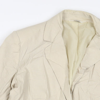 Womens UK Size 16 BHS Beige Jacket