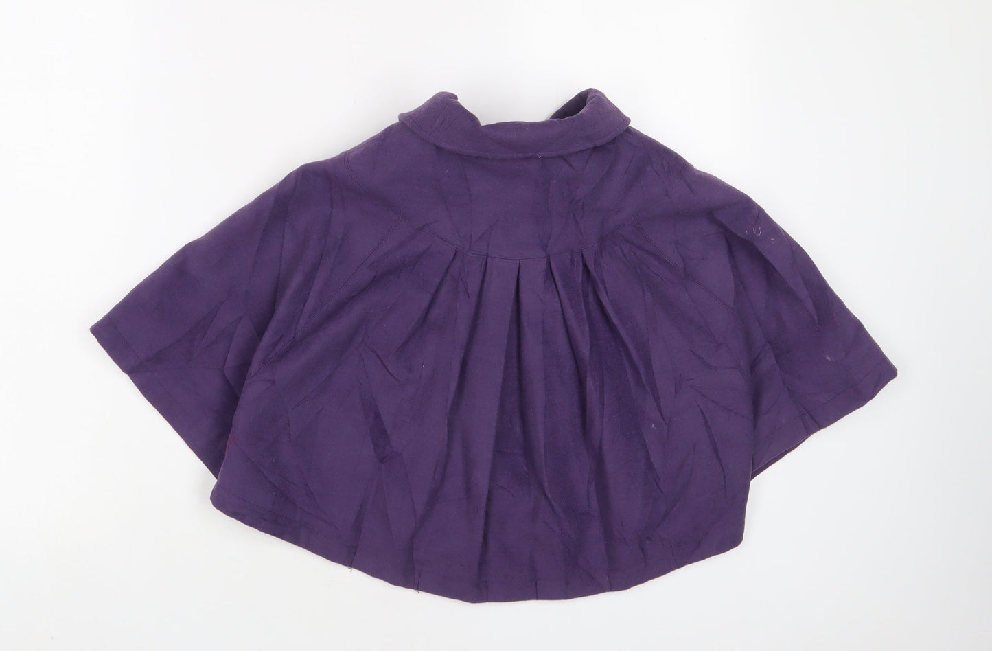 Autograph Girls Purple Jacket Poncho Size 6-7 Years Button