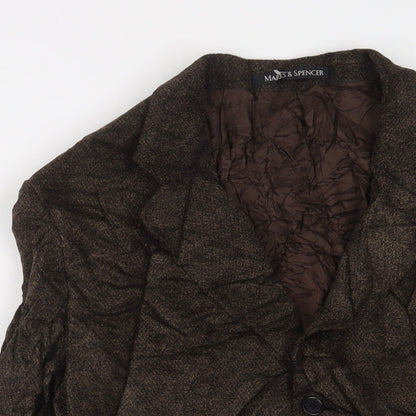 Mens UK Size 44 Marks and Spencer Regular Brown Suit Jacket