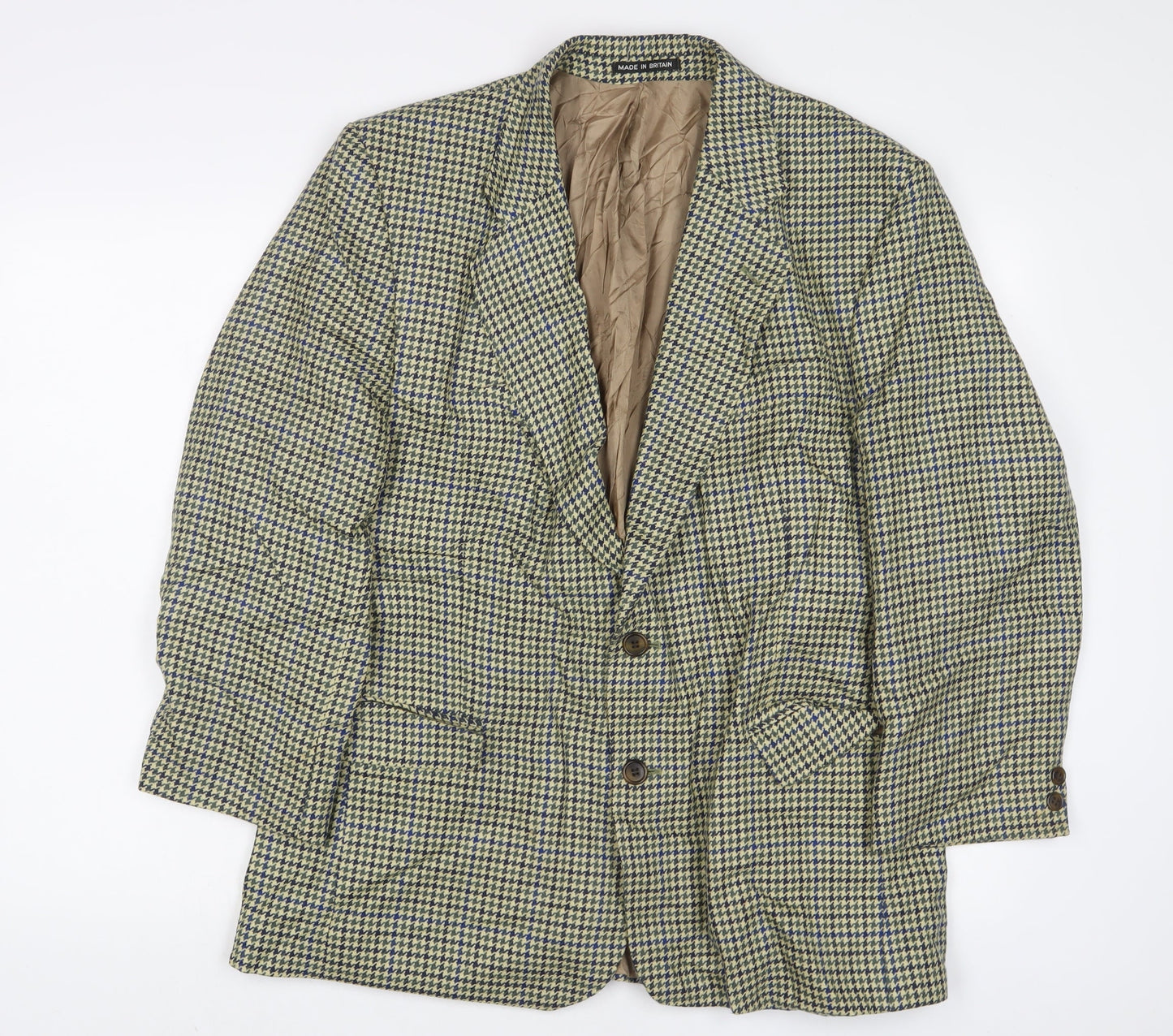 Mens UK Size 40 Brook Taverner Regular Green Suit Jacket
