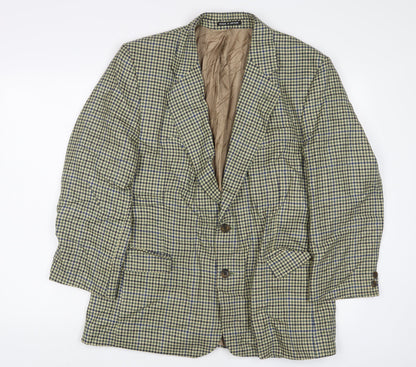 Mens UK Size 40 Brook Taverner Regular Green Suit Jacket