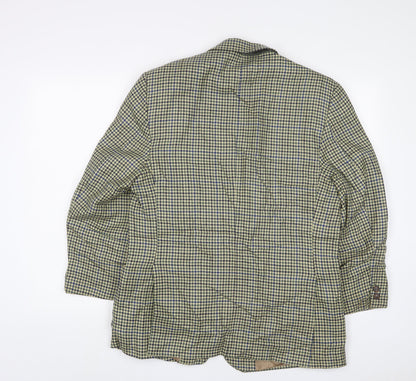 Mens UK Size 40 Brook Taverner Regular Green Suit Jacket