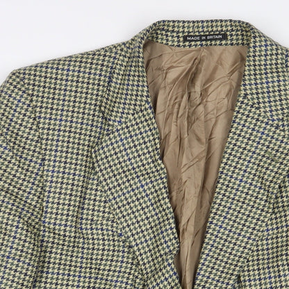 Mens UK Size 40 Brook Taverner Regular Green Suit Jacket