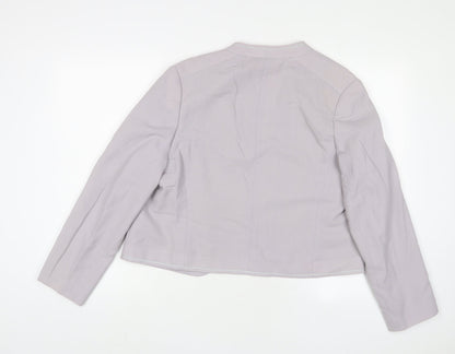 May Of London Womens Purple Jacket Blazer Size 16 - Embroidered