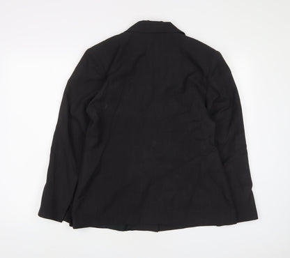 River Island Womens Grey Jacket Blazer Size 14 Button