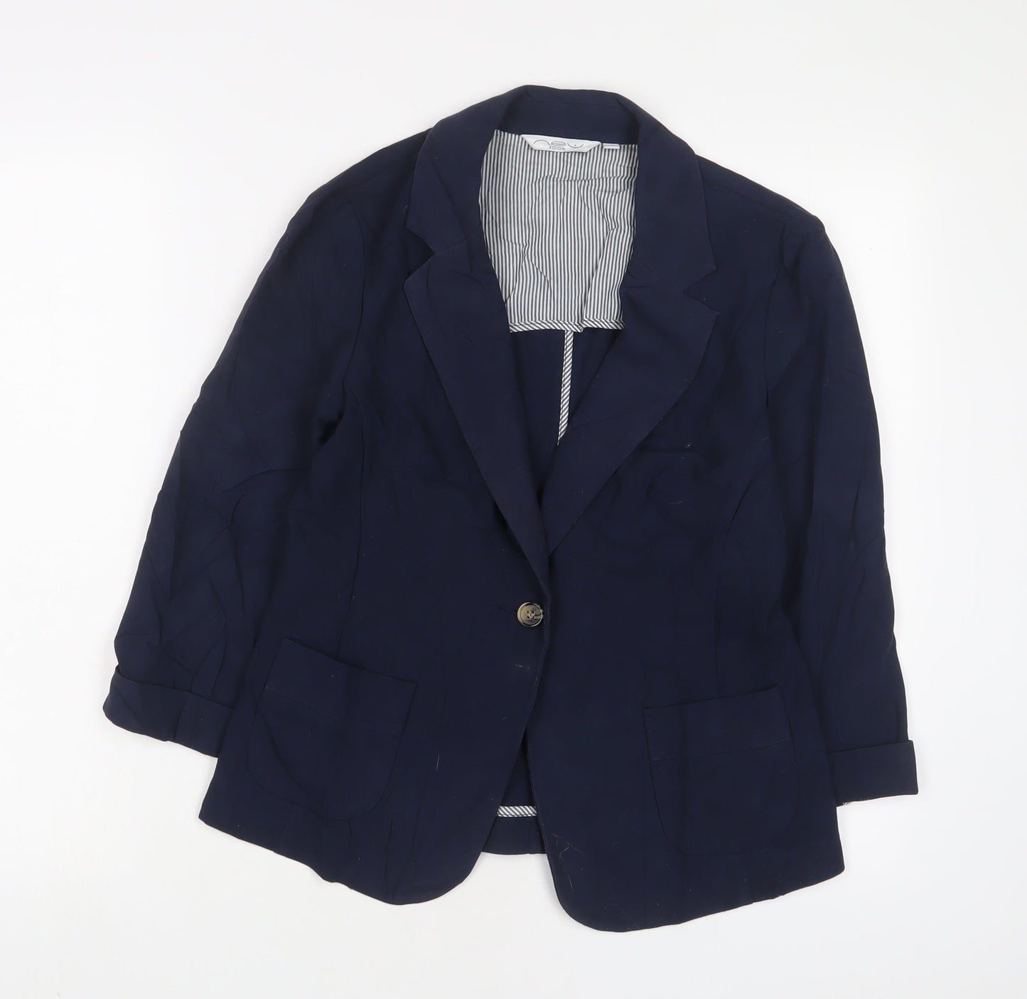 Womens UK Size 12 New Look Blue Jacket