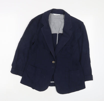 Womens UK Size 12 New Look Blue Jacket