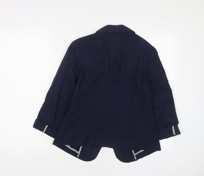 Womens UK Size 12 New Look Blue Jacket
