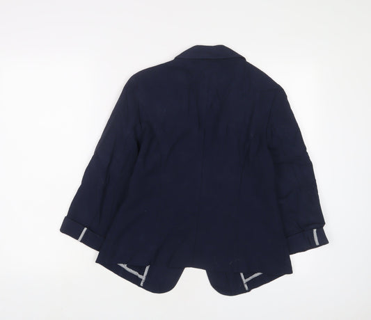 Womens UK Size 12 New Look Blue Jacket