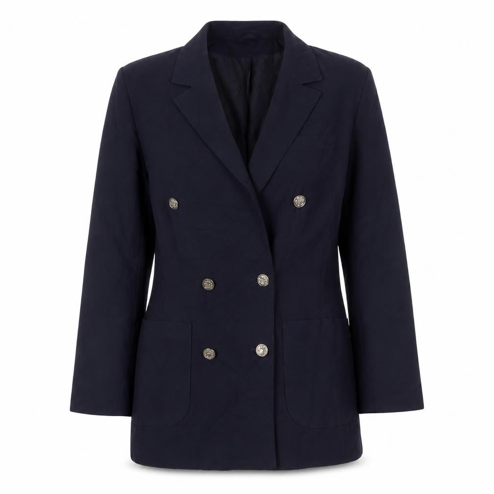 Klass Womens Blue Jacket Blazer Size 10 Button