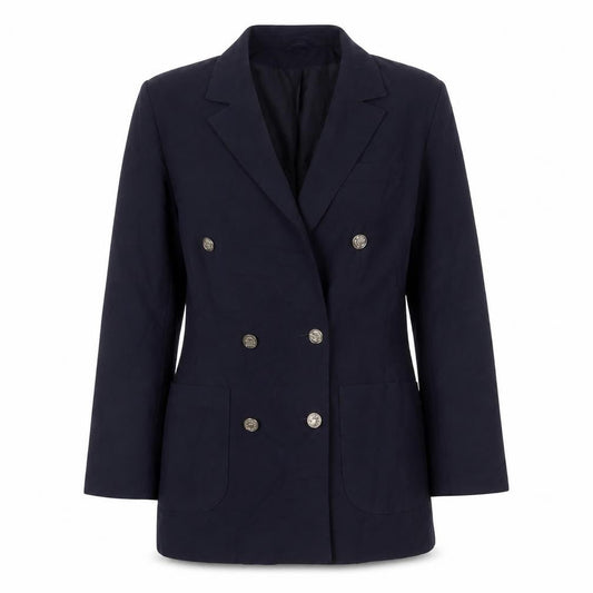 Klass Womens Blue Jacket Blazer Size 10 Button