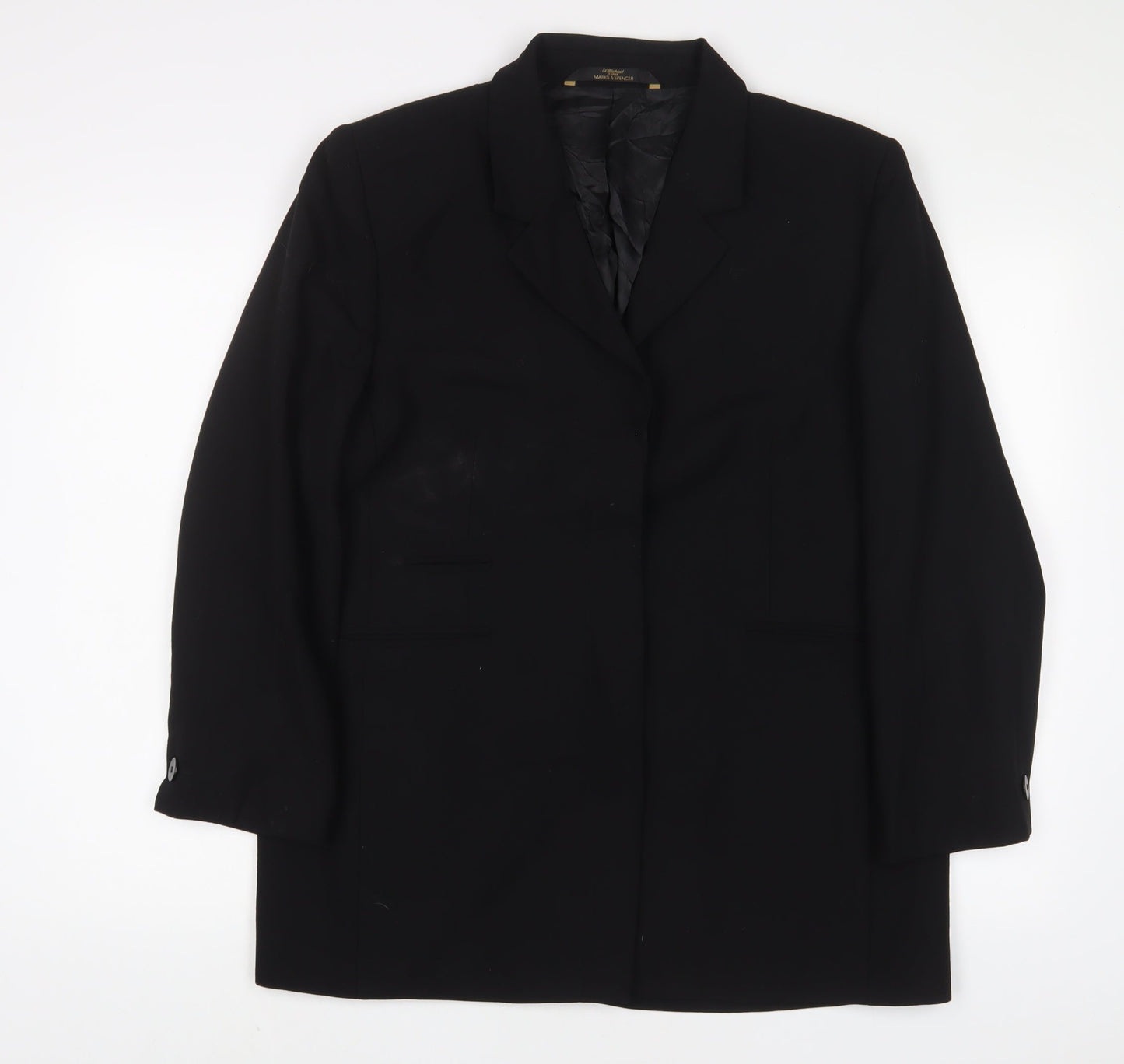 Womens UK Size 18 Marks and Spencer Black Jacket