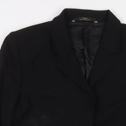 Womens UK Size 18 Marks and Spencer Black Jacket