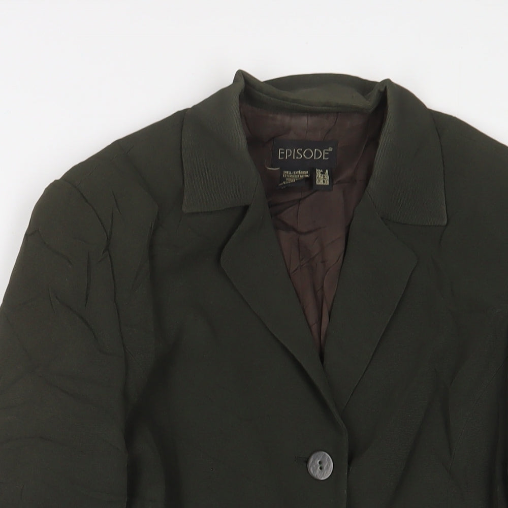 Womens UK Size 10 Episode Green Jacket