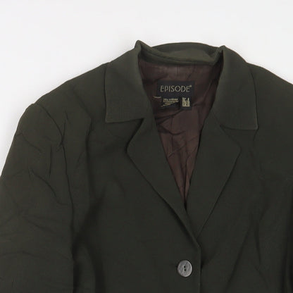 Womens UK Size 10 Episode Green Jacket