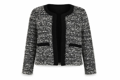 Mango Womens Grey Herringbone Jacket Size M - Open
