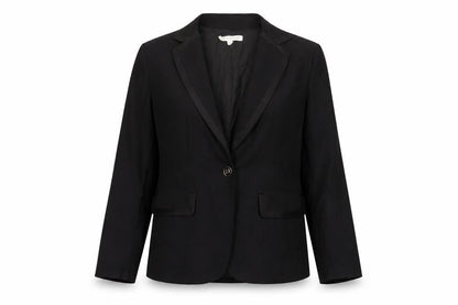 Glamorous Womens Black Jacket Blazer Size 8 Button