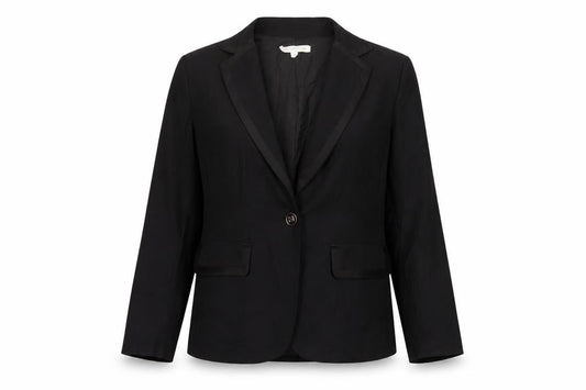 Glamorous Womens Black Jacket Blazer Size 8 Button
