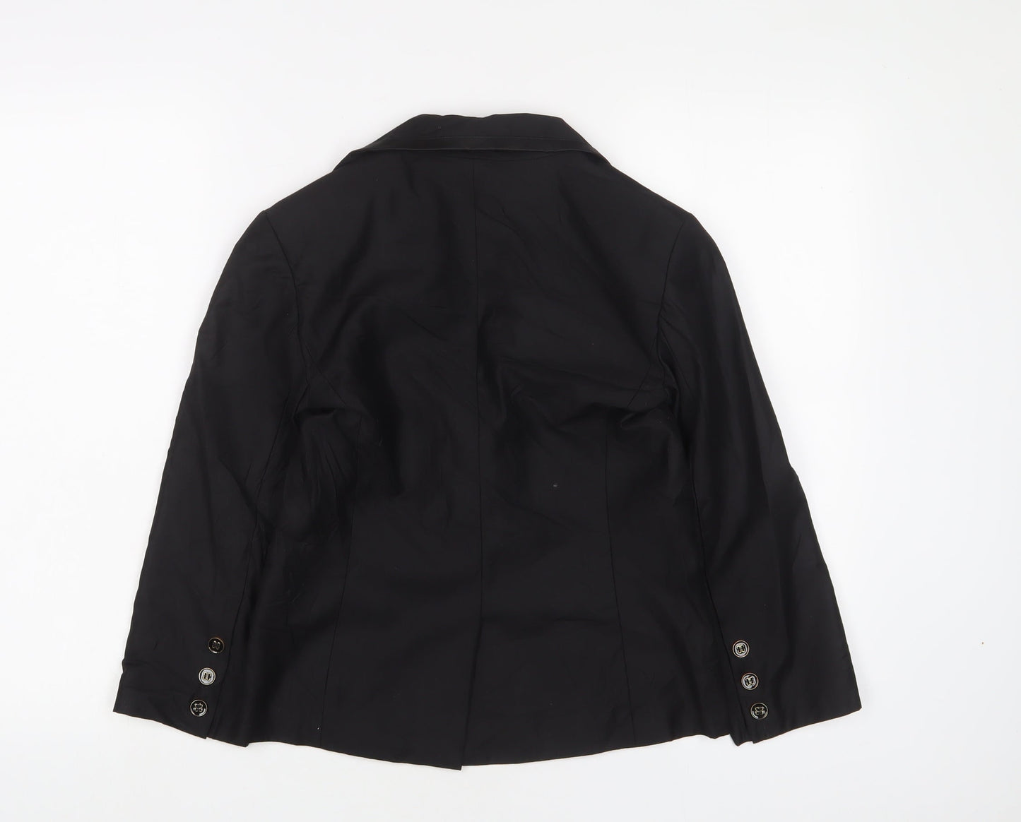 Glamorous Womens Black Jacket Blazer Size 8 Button